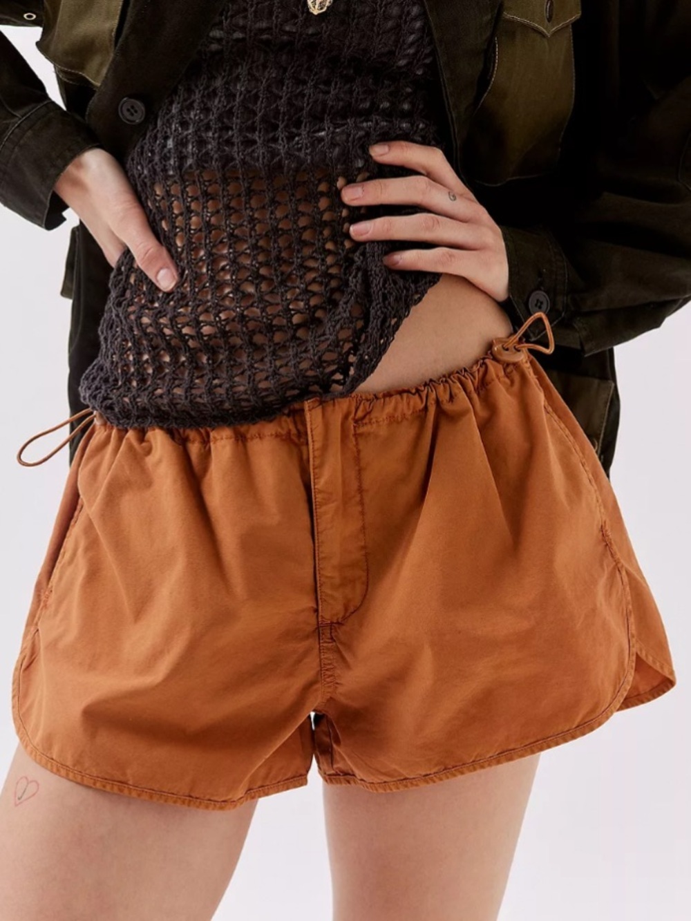 Urban Outfitters Rust Avery Pull-On Shorts Sz XS